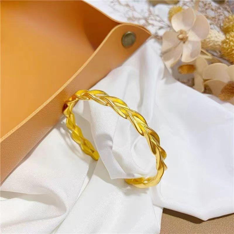 Accessories Wheat Ear Opening Women's Twist Bracelet Niche Light Luxury High-end Accessories Bracelet