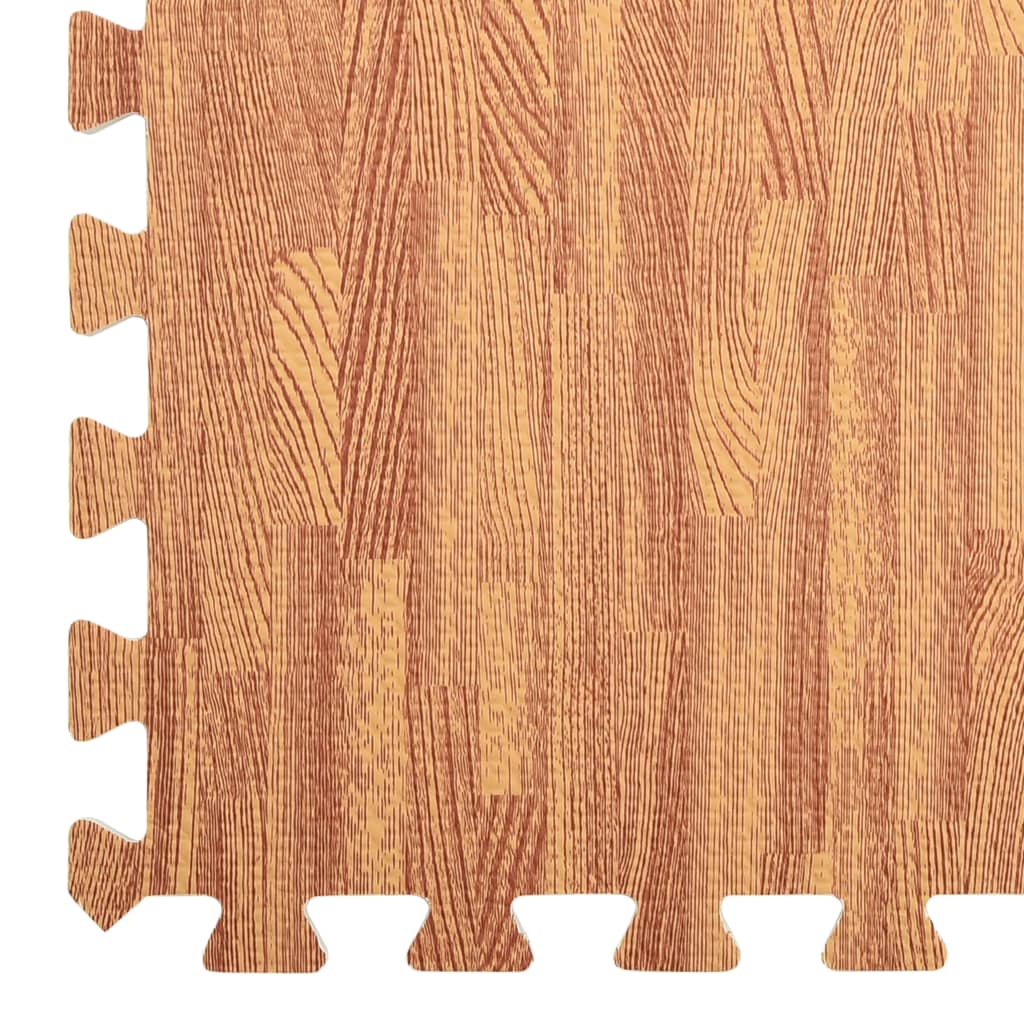 Floor Mats 6 pcs Wood Grain Pattern 2.16 m² EVA Foam
