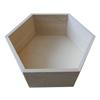 Etagère hexagone en bois 27 x 23,5 x 10 cm