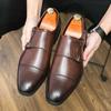 2025 New Oxford Dress Shoes Classic Business Formal Shoes Man Banquet Wedding Shoes Office Men Luxury Quality Brown Derby Shoes