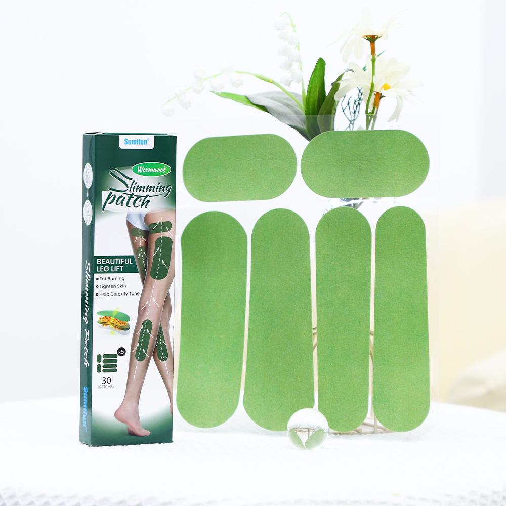 Sumifun Burning Detox Mugwort Наклейки для ног Натуральные ингредиенты Потеря веса Укрепление жира Подтяжка мышц Ленивые формы бедер Красивые