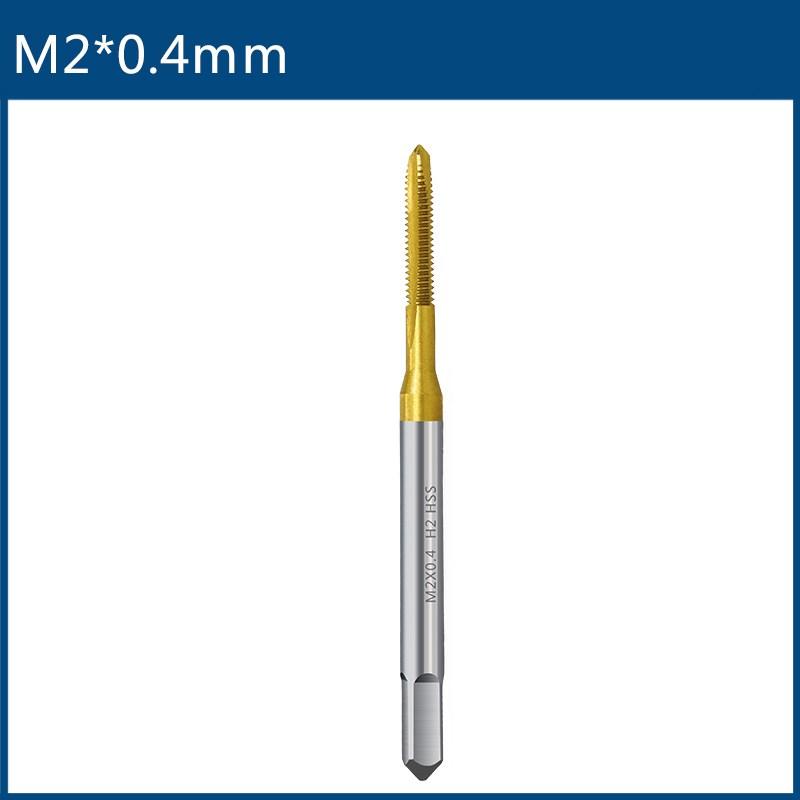 HSS Titanium Coating Screw Tap Drill Bit M2 M2.5 M3 M3.5 M4 M5 M6 M8 M10 M12 Metric Straight Flute Thread Tap Hand Tools Thread Lock3