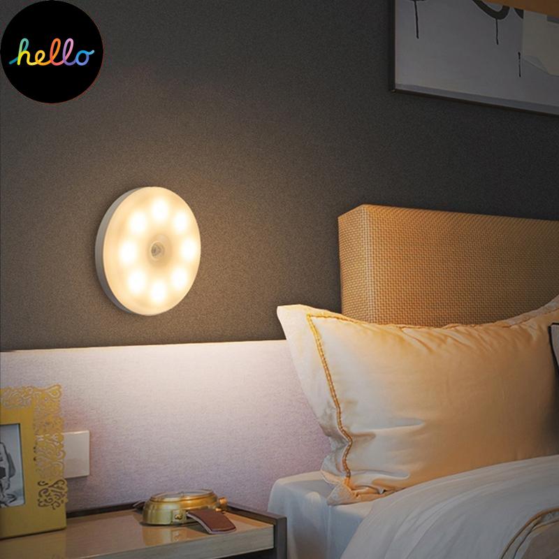 Durable Led Motion Sensor Night Light Wireless Energy-Saving Body Induction Lamp