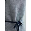 fog linen work Linen Piping Apron, Black and White Houndstooth, LKA117-BKCHE