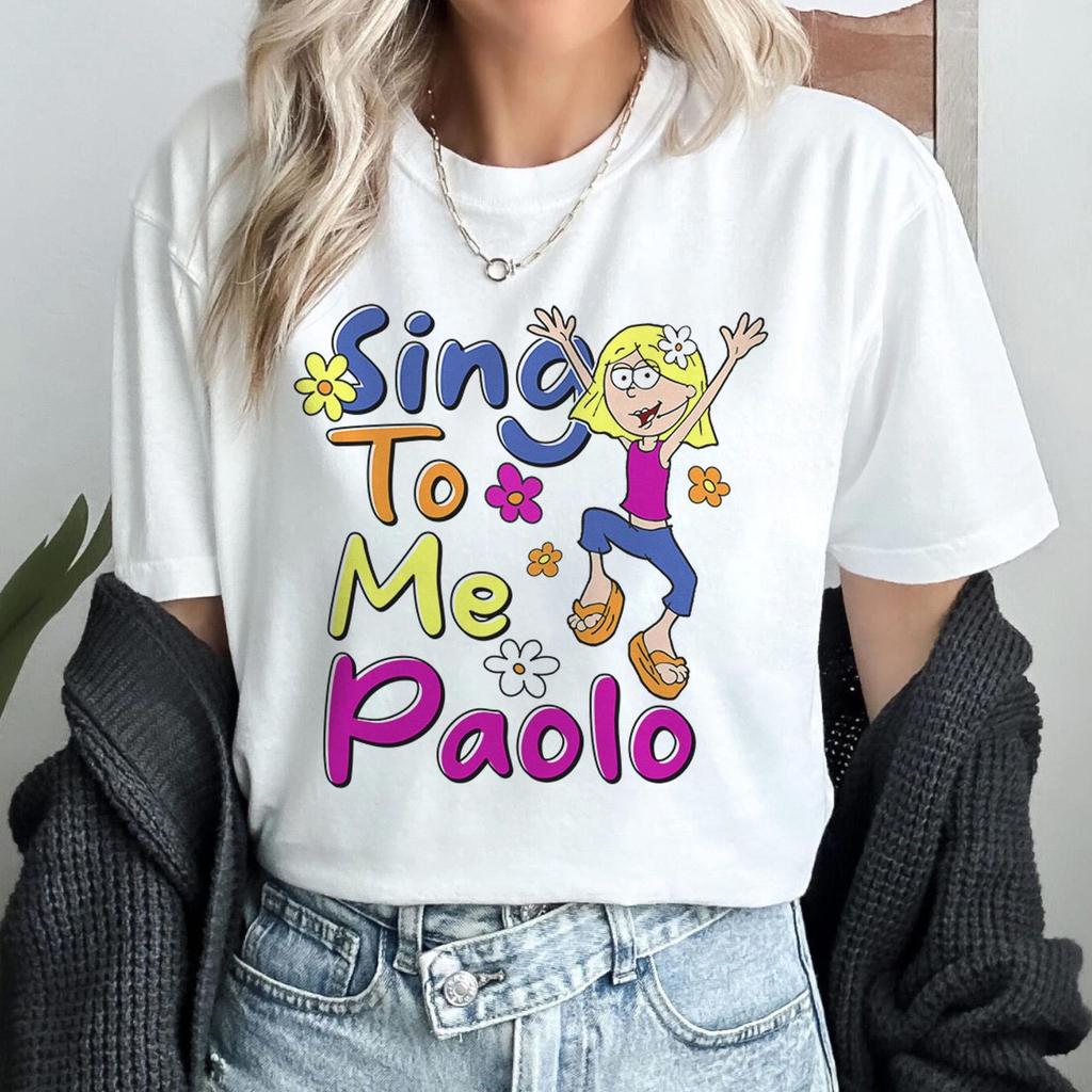 Sing to Me Paolo Lizzie McGuire Shirt, DisneyChannel Lizzie McGuire Retro T-Shirt,Disneyland Family Matching Shirt,WDW Magic Kingdom