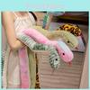 Strip Simulation Snake Plush Toy Cute Cartoon Funny Creative Doll Decoration