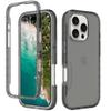 Чехол для iPhone 16 Pro Max, ударопрочный, гибридный, из ТПУ+ПК