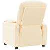 Electric Recliner Chair Cream Fabric