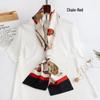 Women's Narrow Imitation Silk Scarf
