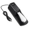 LEKATO Sustain Pedal for Keyboards, MIDI, and Digital Pianos, Universal Piano Pedal with Polarity Switch, 14" 6.35mm Input Plug, Compatible with