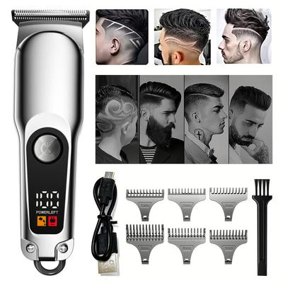Новый триммер для мужчин, парикмахерская машинка для стрижки волос, мужская газонокосилка, бритва, машинка для стрижки бороды, электробритва, машинка для стрижки волос