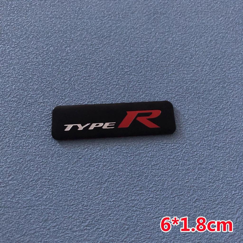 AAALZ1 Aluminum Car Body Fender Trunk Decal Badge for Honda Civic FIT Accord CRV CRZ CRX HRV Odyssey City B-Series D-Series H-Series Rs