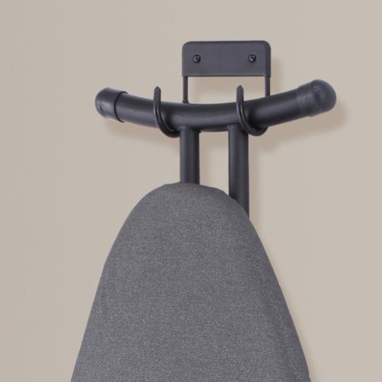 Настенное крепление Держатель для гладильной доски Прочная несущая способность Нержавеющий Устойчивый к коррозии Простая установка Держатель для утюга Крючок для вешалки