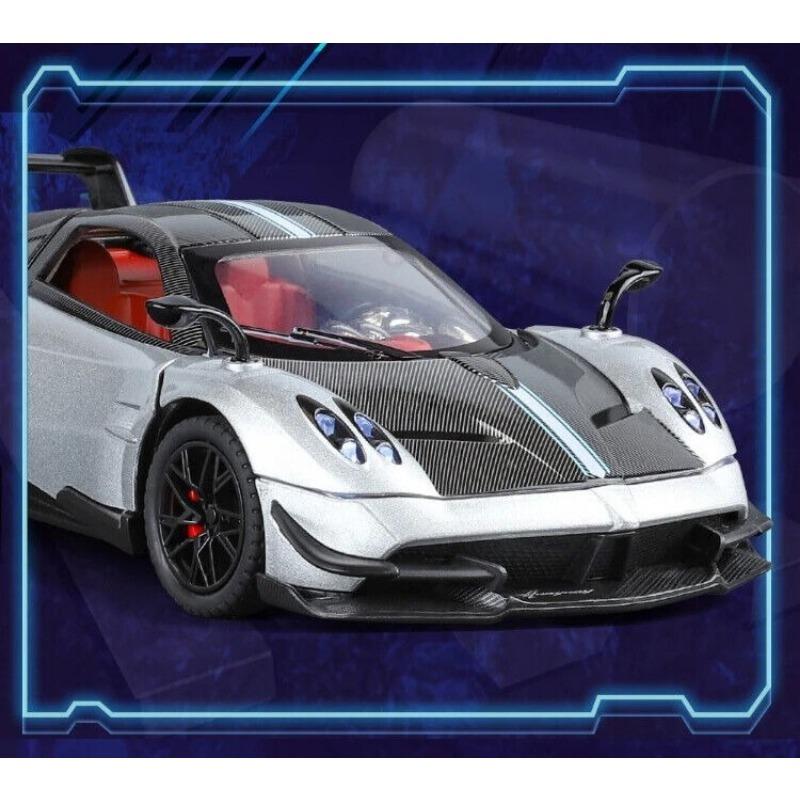 1/24 Pagani Huayra BC литая модель автомобиля игрушечная машинка со звуком и светом