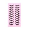 10 Pairs of Thick False Eyelashes Three-dimensional Curled Fluffy Horn-shaped Cat Eyelashes 2026