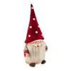 652F Portable Handmade Dwarf Gnomes Mushroom Gnomes for Tabletop Christmas Decors