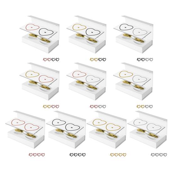 1 Set Permanent Bracelet Kit Includes 2 Bracelets 4 Heart Buttons 2 Pliers Forever Jewelry Making Tools DIY Crafting Project Valentines Day Engagement