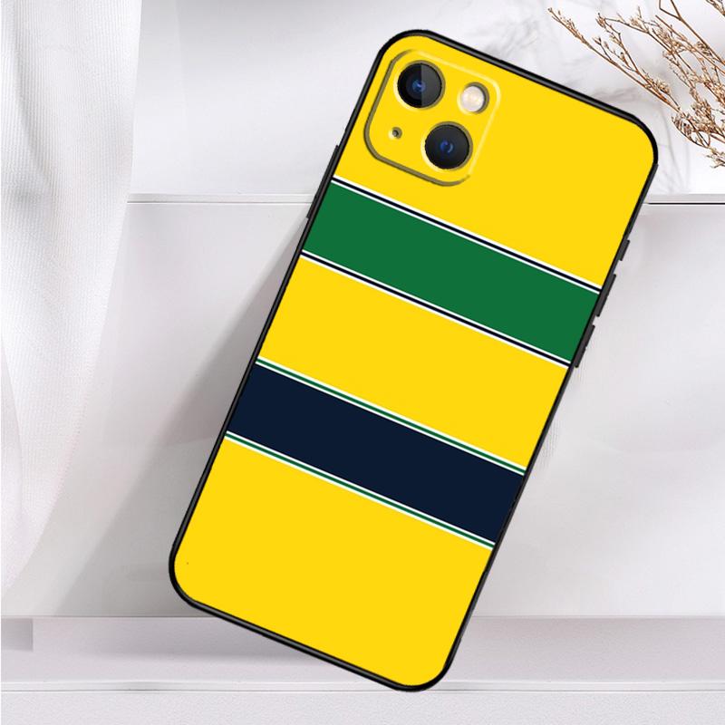 Чехол Ayrton Senna F1 для iPhone 14 16 15 Pro Max 11 12 13 Mini 7 8 Plus X XR XS MAX мягкий противоударный чехол