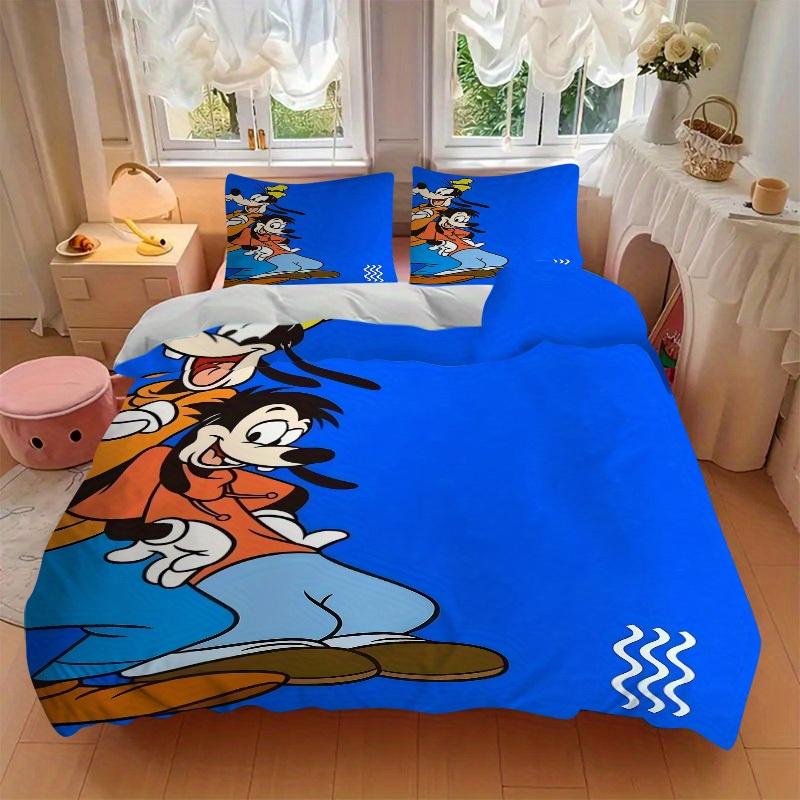 3pcs set Goofy Friendship1pc of quilt cover+2pcs of pillowcase, no core, print bedding, All Seasons Bedroom Setting041