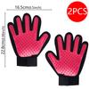 A pairPet Hair Remover Gloves Cat Dog Massage Bathing Cleaning To Bathe Dogs Hair Comb Glove Massage Grooming Dogs Cats Supplies