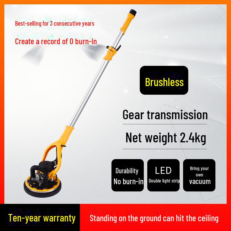 Ручная бесщеточная шлифовальная и полировальная машина Hengpeng с длинным шестом