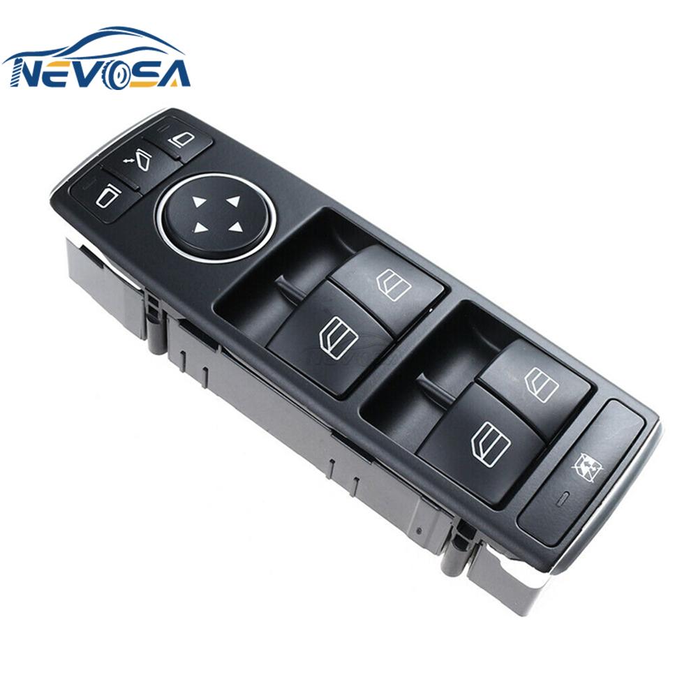 NEVOSA Переключатель стеклоподъемника для Mercedes Benz W212 W204 W117 W176 W156 X204 Benz C E Класс S212 C250 A2049055302 A2049055402