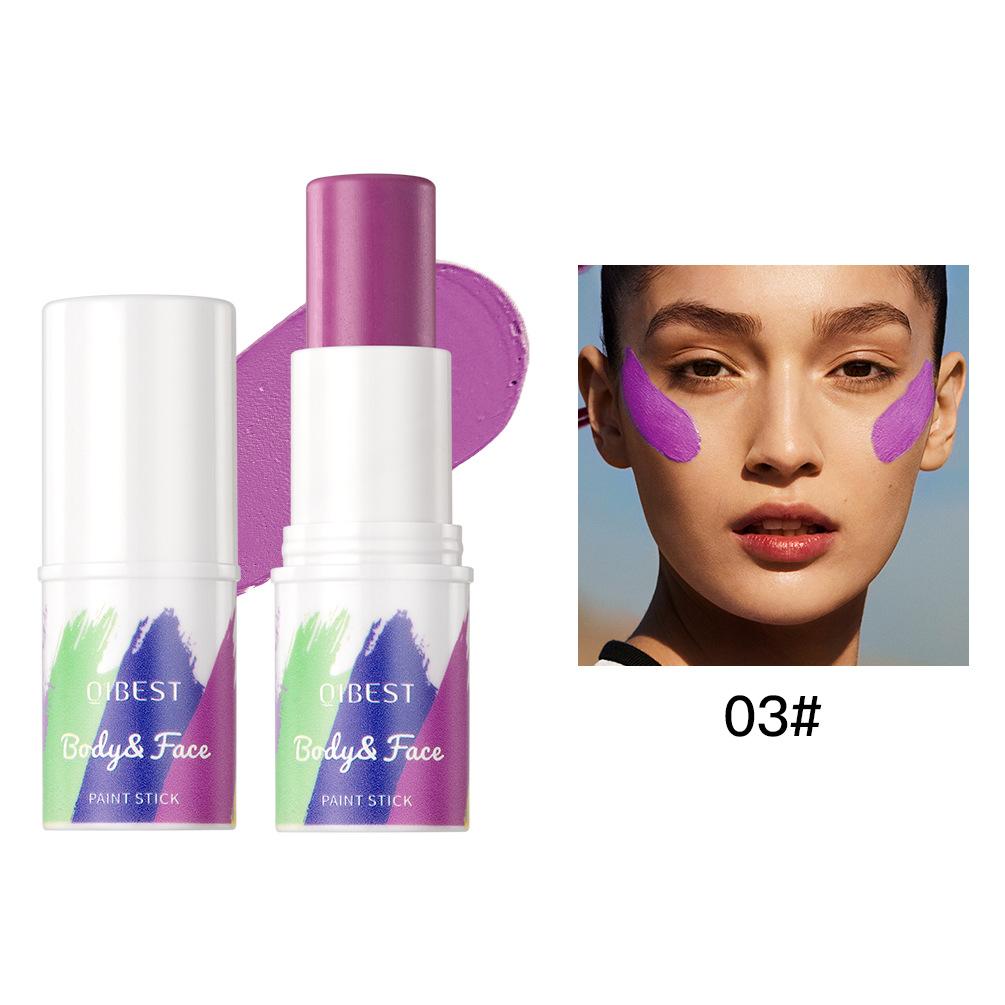 Краска-карандаш для тела и лицаЕстественная трехмерная модификация контуров для осветления цвета лица, смываемая ручка-краска