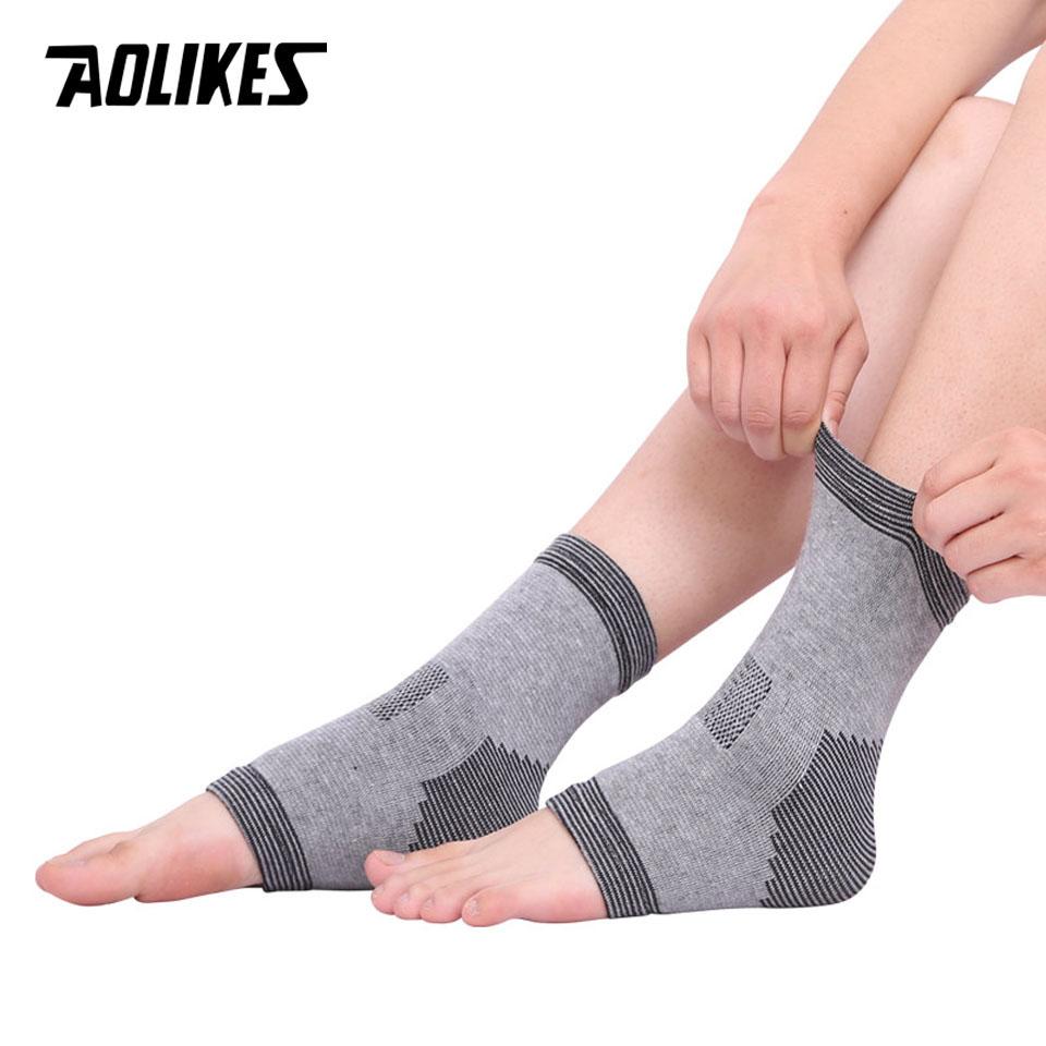 Aolikes 1 пара эластичных наколенников Support Brace при артрите, травмах, для спортзала, рукав, эластичный бинт, поддержка лодыжки, ноги