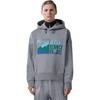 Moncler Letter Pattern Printed Hooded Pullover Long Sleeve Sweatshirt Men sweatshirt Gray I2-097-8G00011-80451-983