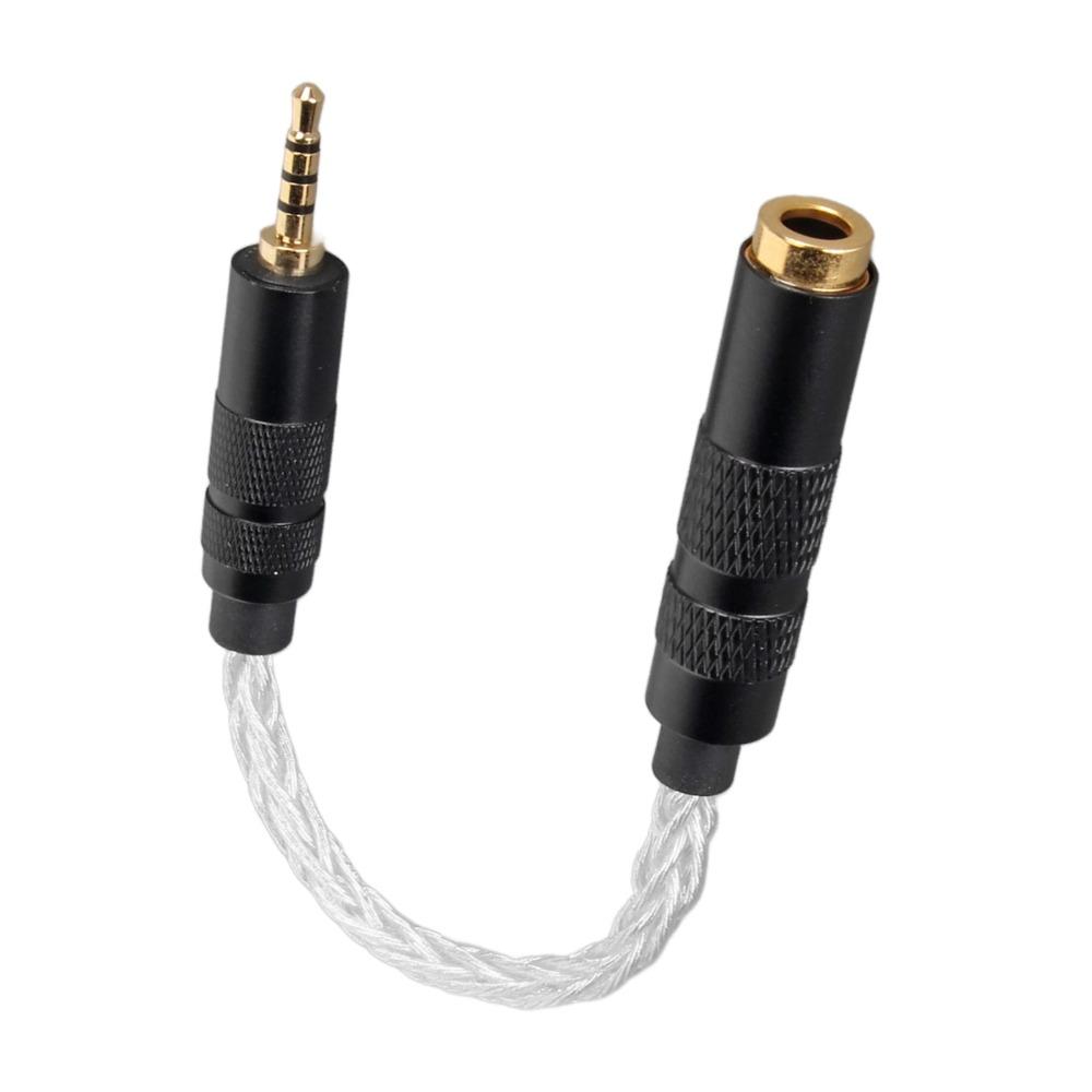 8-Strand Single Crystal Copper Headphone Adapter Cord for Sound Players with 2.5mm Balanced Ports