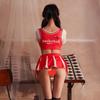 Sexy Lingerie Soccer Babe Sexy Cheerleading Seduction World Cup Cosplay Sexy Suit Skirt