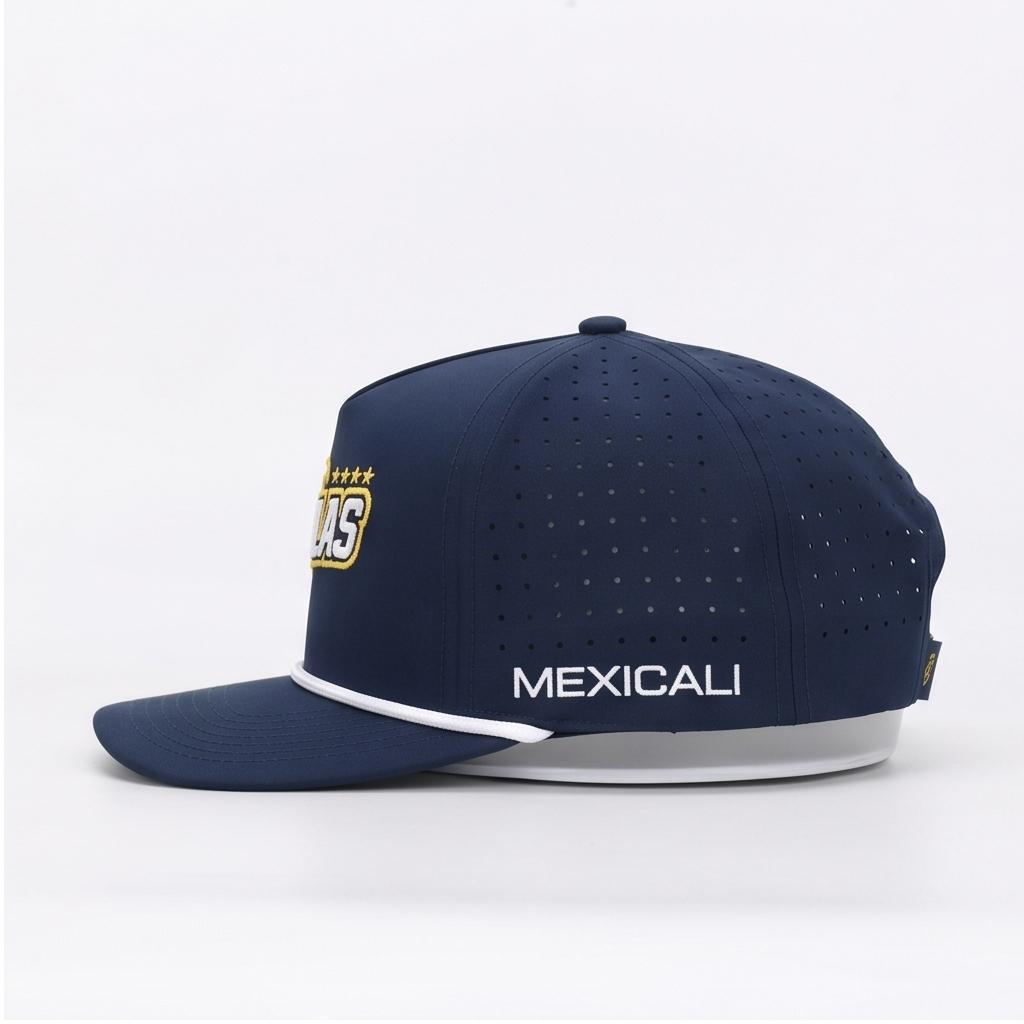 Designer Custom Embroidered 5-Panel Baseball Caps Laser Cut Holes Puff Printing Sporty Street Style 100% Cotton Common Fabric