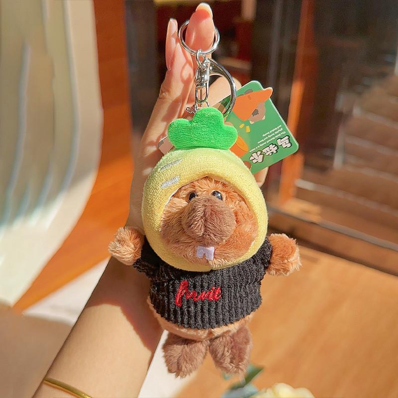 Морковная толстовка-обнимашка Морковный сурок Мультяшный плюшевый брелок Милый кулон Кукла