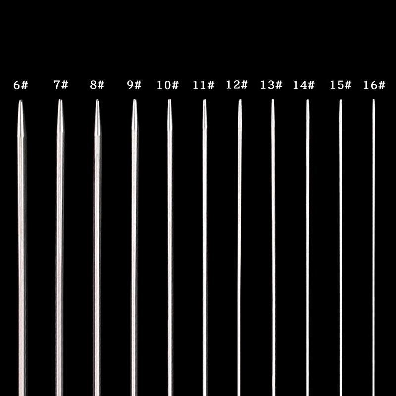 Круглая вязальная игла из нержавеющей стали длиной 43/60/120 см, кольцо, игла, наборы для рукоделия, крючки для вязания «сделай сам», вязаный инструмент