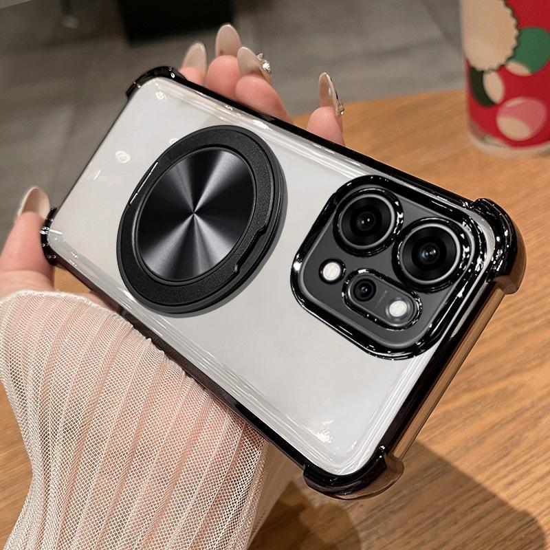 Чехол для мобильного телефона OPPO Reno11Pro, Reno11, вращающаяся подставка-антистресс, Reno11F, магнитный защитный чехол