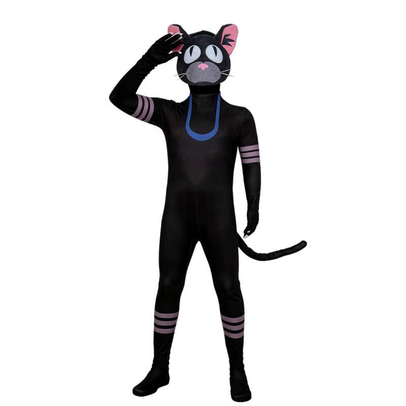 99 ночей выживания в лесу Костюм-комбинезон Кошка Cosplay Из мягкой полиэфирной ткани Для детей и взрослых