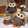 Cartoon Owl Plush Toy, Cute Soft Stuffed Animal for Kids, Birthday Gift, Home Decor, 10 Inches