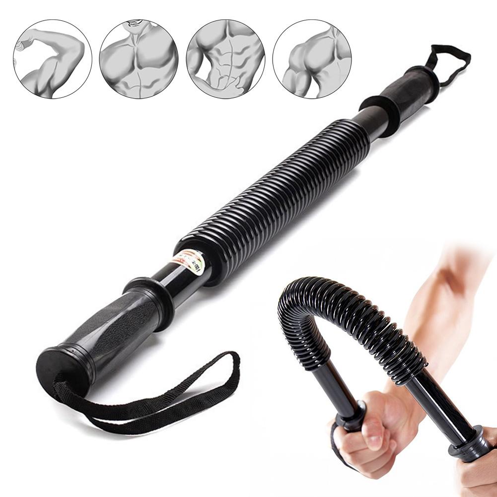 1Pc Strength Training Bar Ergonomic Fitness Grip Bar Biceps Triceps Strengthener Spring Arm Strength Expander Arm Muscle Trainer
