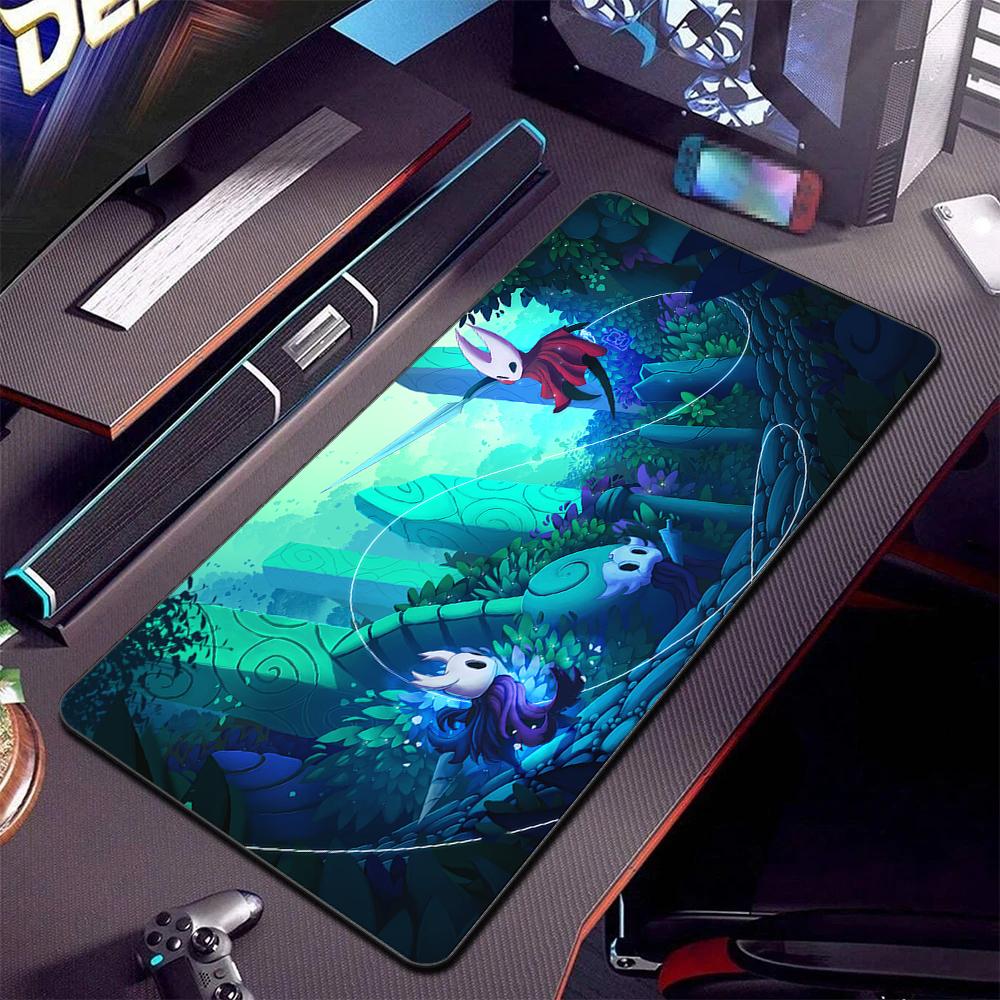 Игровой коврик для мыши 900x400 Резиновый большой коврик для мыши Аксессуары для ПК Hollow Knight XXL Настольный коврик для клавиатуры Компьютерный ноутбук Mausepad