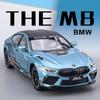 1/24 BMW M8 Alloy Superscar Модель Масштаб Литой Металлический Автомобиль Звук и Свет Моделирование Коллекционные Игрушки Подарок На День Рождения Детей
