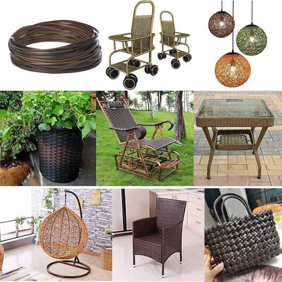 Wicker Repair Supplies Synthetic Embossing Rattan Fix Kit High-strength UV Resistant Waterproof Rattan Fix Wicker