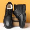 Мужская модная кожаная обувь Формальная деловая рабочая повседневная обувь Верхняя одежда Низкие кеды Ленивые слипоны