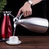 2L Stainless Steel Thermal Kettle Flask Jug Double Layer Insulation Pot for Tea Coffee Hot Water Anti-Drip Nozzle Kettle for Home Bar Outdoor