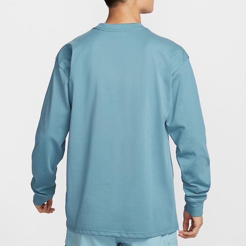 Nike Ss25 Acg Ls Lbr Tee Lungs Круглый вырез Модная Универсальная Футболка с длинным рукавом Мужские Топы Дымчато-голубой DR7754-006