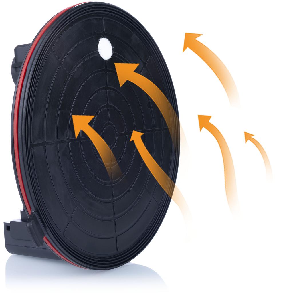 Rechargeable vacuum plate transfer cup with digital display