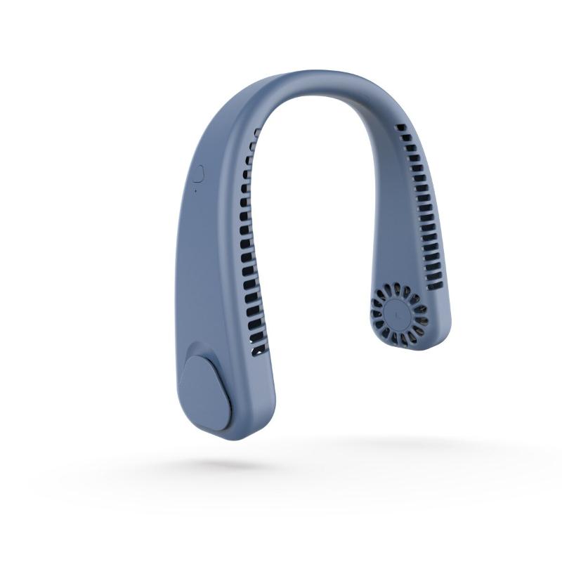 Летний портативный подвесной вентилятор для шеи, быстрое охлаждение, USB перезаряжаемый носимый безлопастный вентилятор, кулер для спорта на открытом воздухе, домашний офис