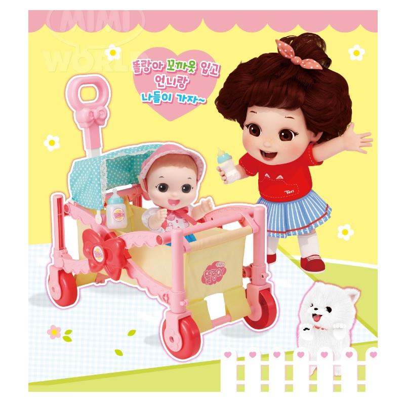 Mimiworld Ddollangi Outing Wagon Детский игровой набор с игрушками