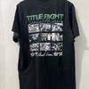 Редкая коллекция Title Fight Ретро Винтажная Футболка S-5XL