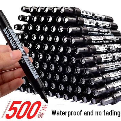**700 Модель Черный Водонепроницаемый Несмываемый Маркер с Толстым Наконечником**