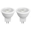 2Pcs MR11 Light Bulb High Brightness 3W 110V Faster Heat Dissipation GU4 Spotlight Bulbs for